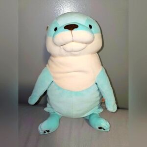 Shinada Global Mochi KawaUso Otter Pastel Mint L Size Plush Doll Stuffed Toy New